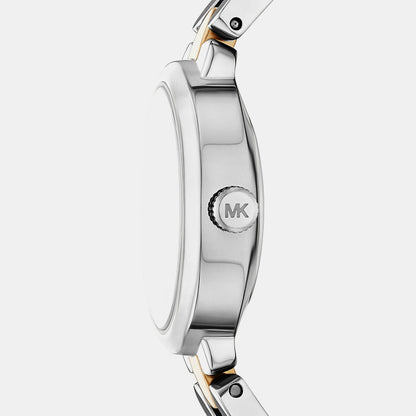 Michael Kors Maude Women Quartz Silver Dial Analog Stainless Steel Watch Mk4956