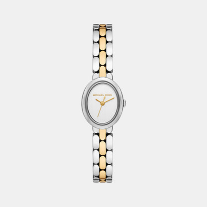 Michael Kors Maude Women Quartz Silver Dial Analog Stainless Steel Watch Mk4956