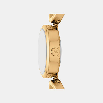 Michael Kors Maude Women Quartz Gold Dial Analog Stainless Steel Watch Mk4957