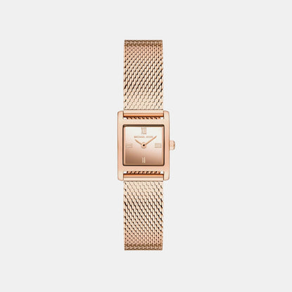 Michael Kors Georgie Women Quartz Rose Gold Dial Analog Mesh Watch Mk4960