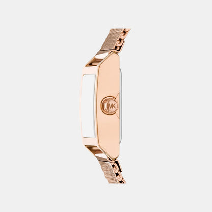 Michael Kors Georgie Women Quartz Rose Gold Dial Analog Mesh Watch Mk4960