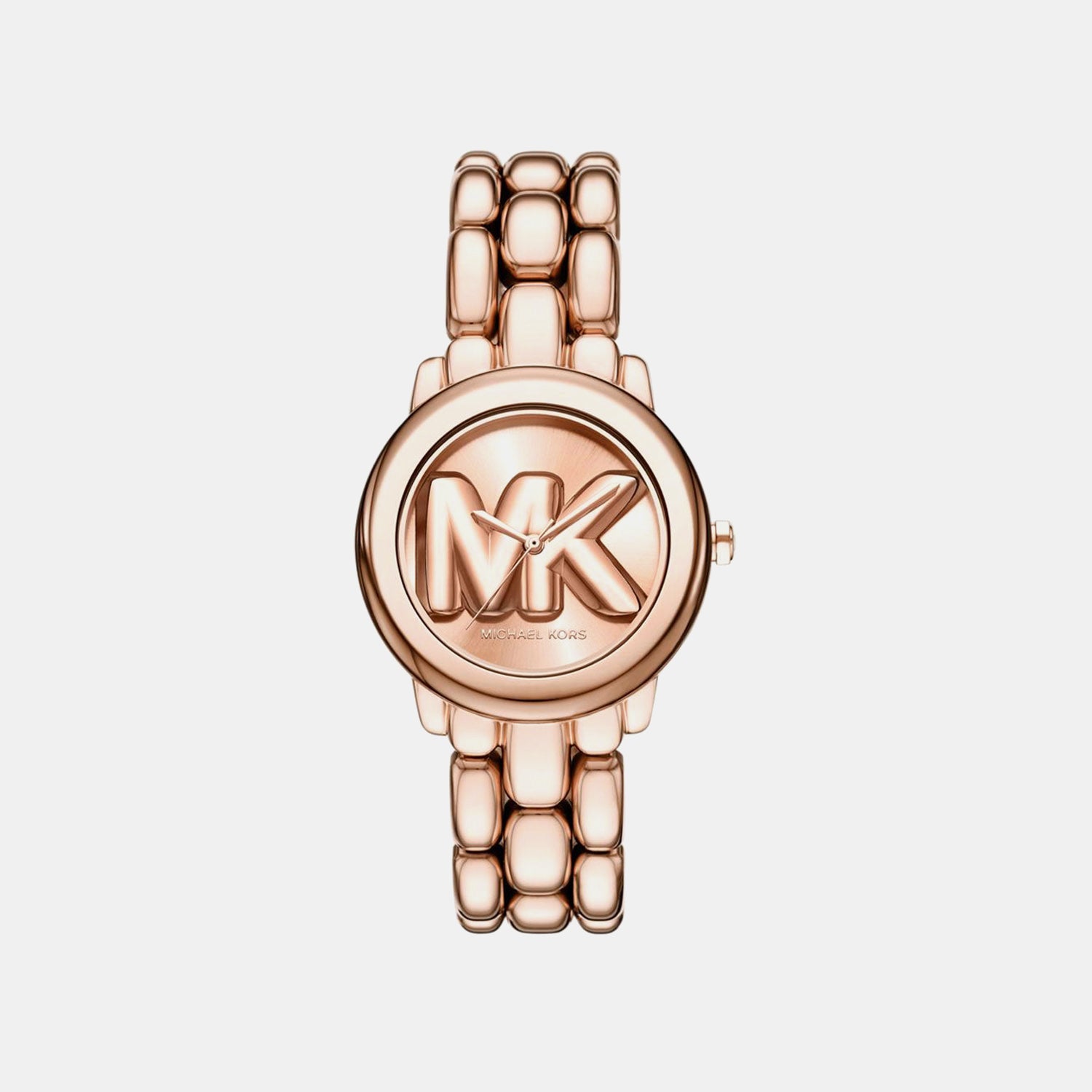 Michael Kors Phoebe Women Quartz Rose Gold Dial Analog Stainless Steel Watch Mk4962