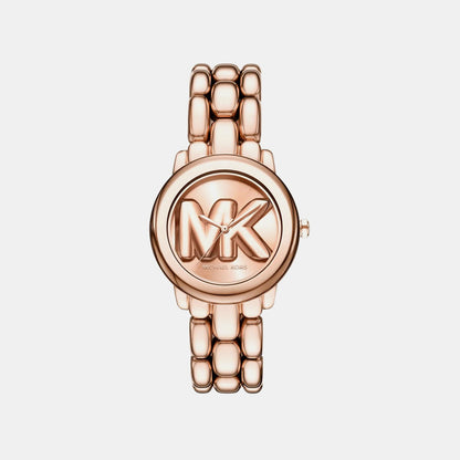 Michael Kors Phoebe Women Quartz Rose Gold Dial Analog Stainless Steel Watch Mk4962