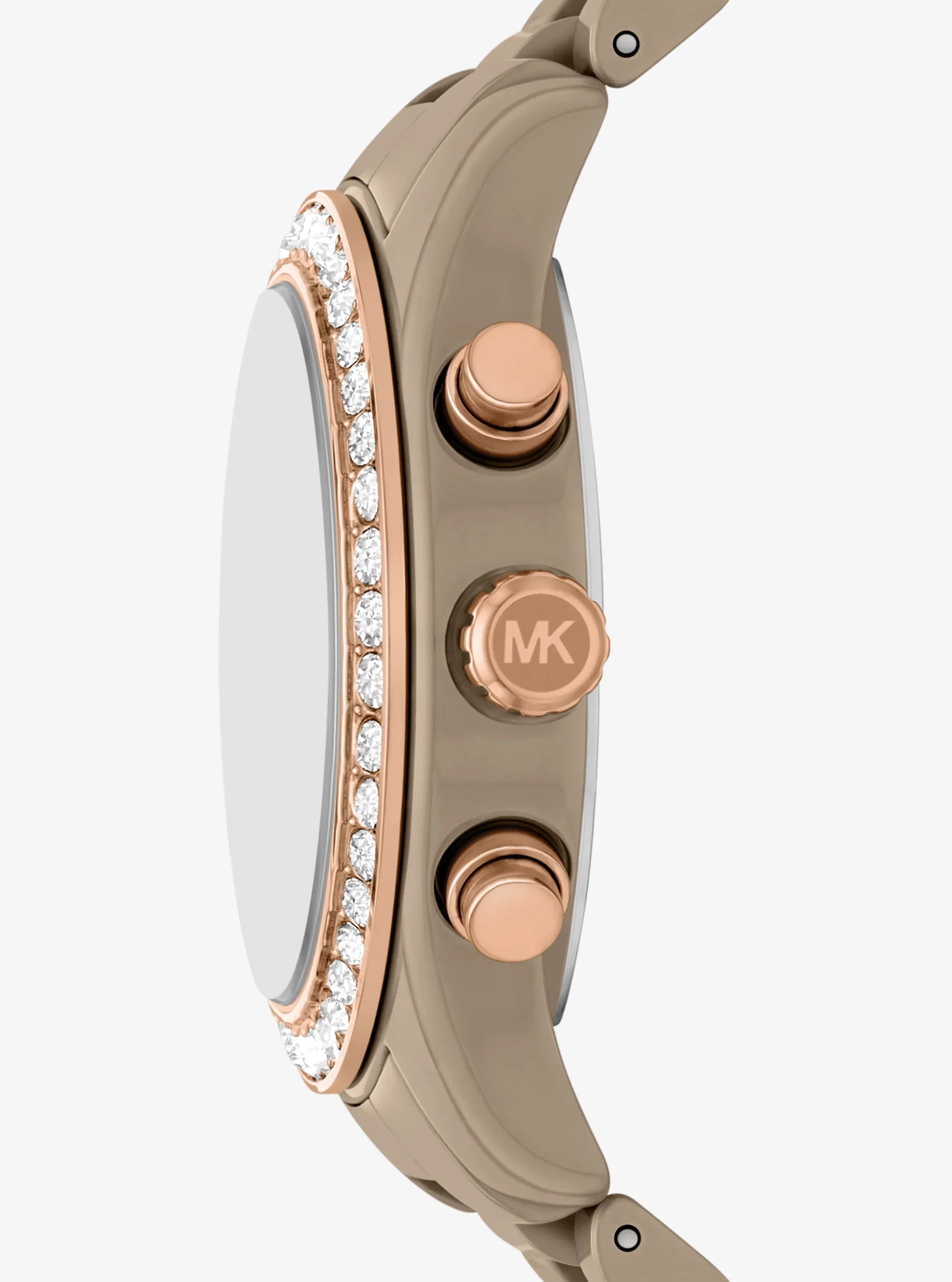 Michael Kors Lexington Pav Nude-Tone Watch