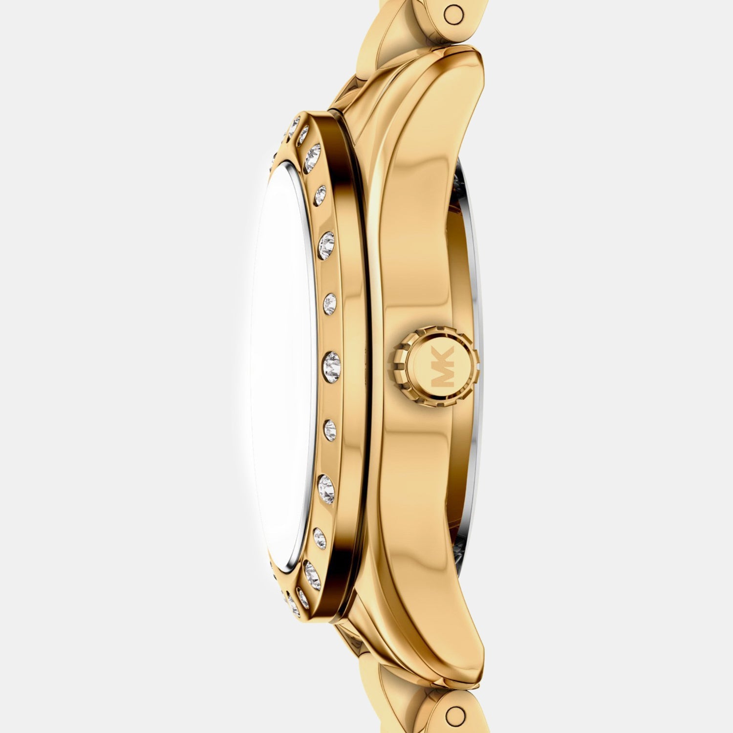 Michael Kors Lexington Women Quartz Gold Dial Analog Stainless Steel Watch Mk4992Set