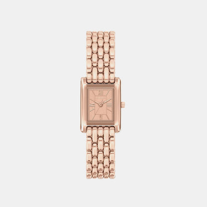 Michael Kors Essex Women Quartz Rose Gold Dial Analog Stainless Steel Watch Mk4998