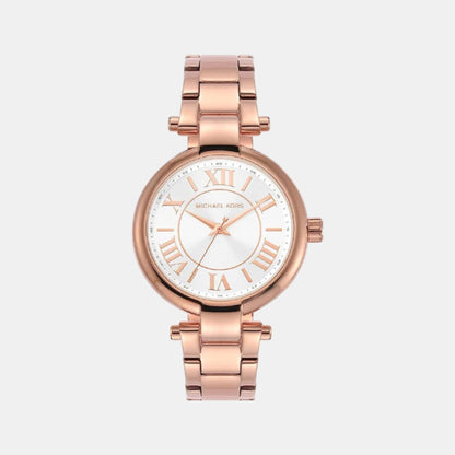 Michael Kors Laney Women Quartz White Dial Analog Stainless Steel Watch Mk7419