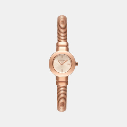 Michael Kors Gramercy Women Quartz Pink Dial Analog Stainless Steel Watch Mk7528