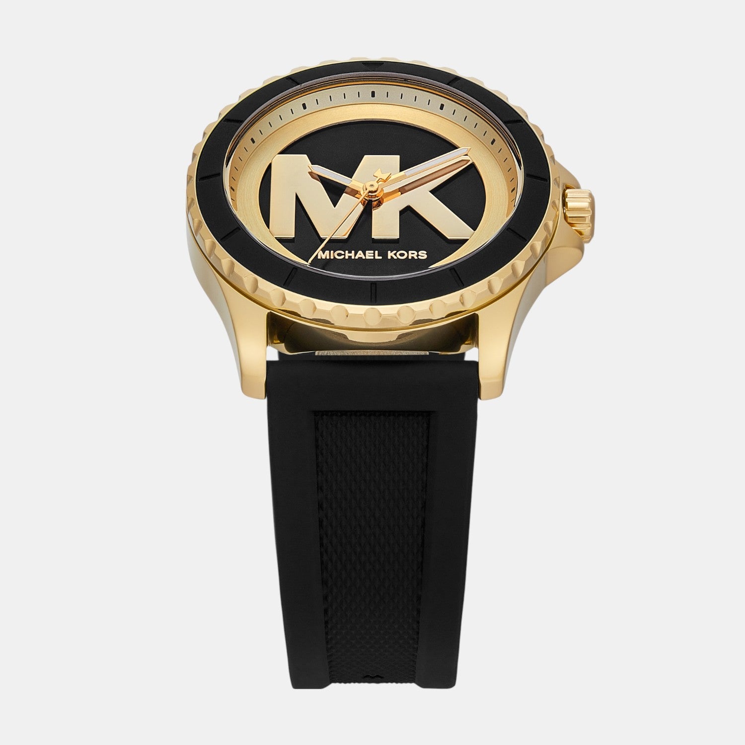 Michael Kors Everest Women Quartz Black Dial Analog Silicone Watch Mk7537