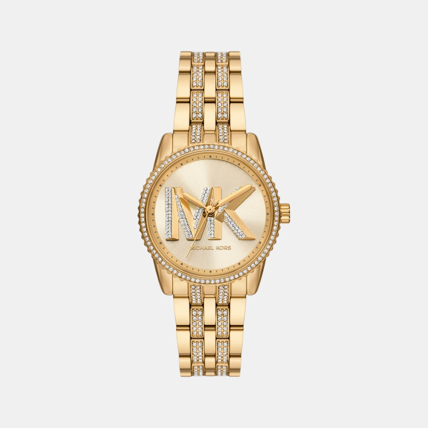 Michael Kors Bryant Women Quartz Gold Dial Analog Stainless Steel Watch Mk7540