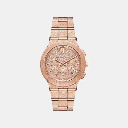 Michael Kors Billie Women Quartz Pink Dial Analog Stainless Steel Watch Mk7557