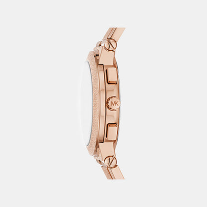 Michael Kors Billie Women Quartz Pink Dial Analog Stainless Steel Watch Mk7557