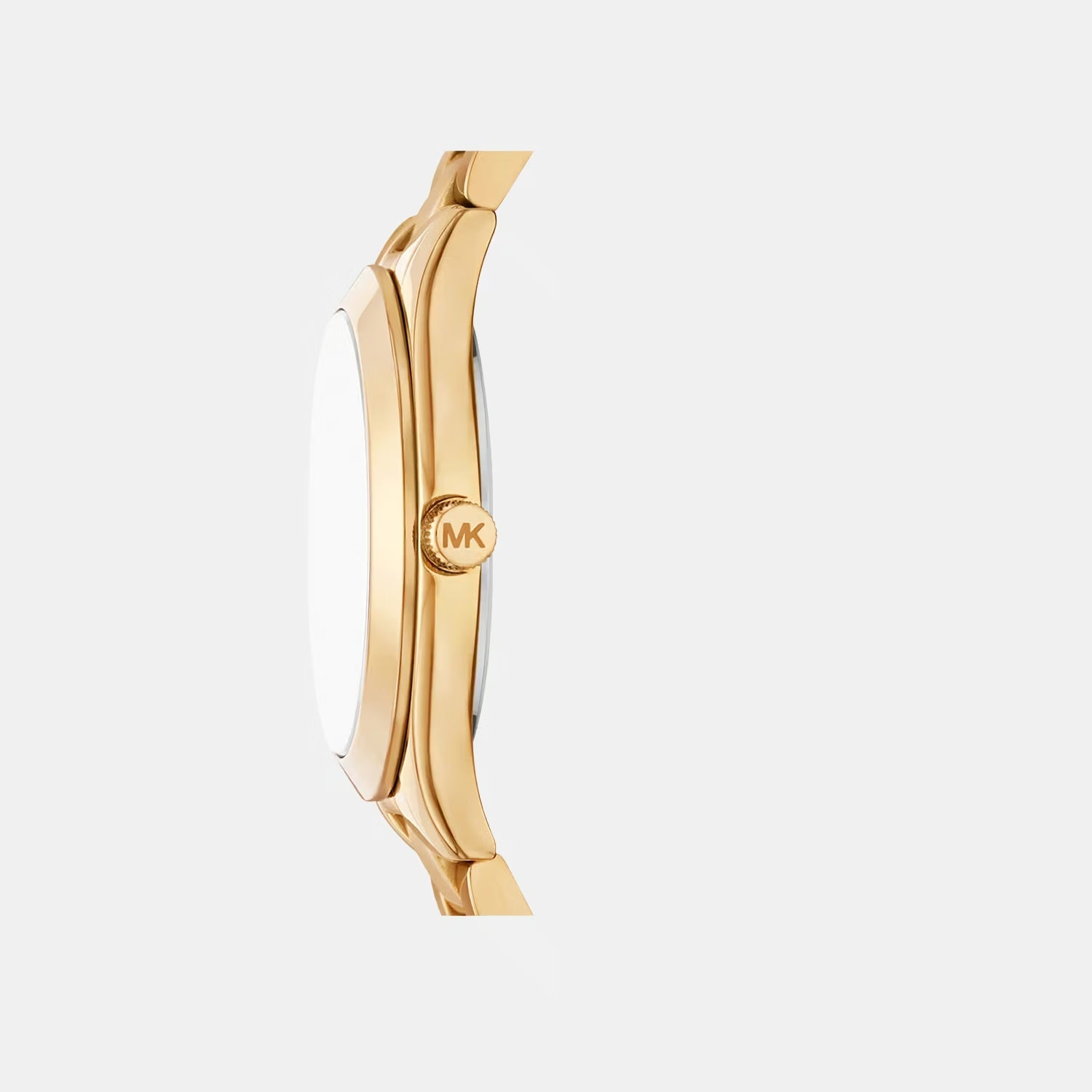 Michael Kors Slim Runway Women Quartz Gold Dial Analog Stainless Steel Watch Mk7561Set