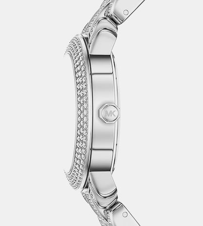 Michael Kors Phoebe Women Quartz Silver Dial Digital Stainless Steel Watch Mk7566
