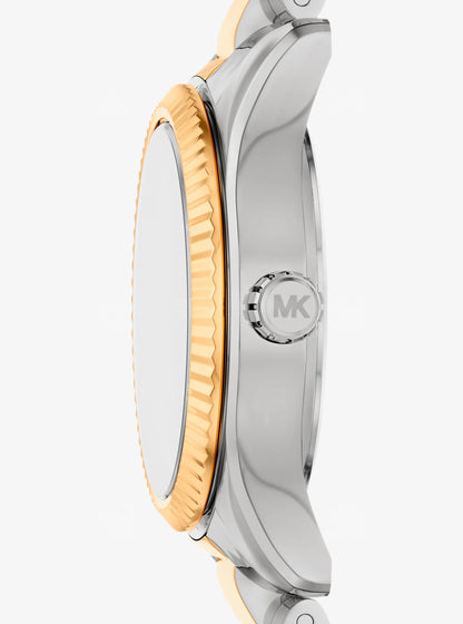 Michael Kors Petite Lexington Pav Two-Tone Watch