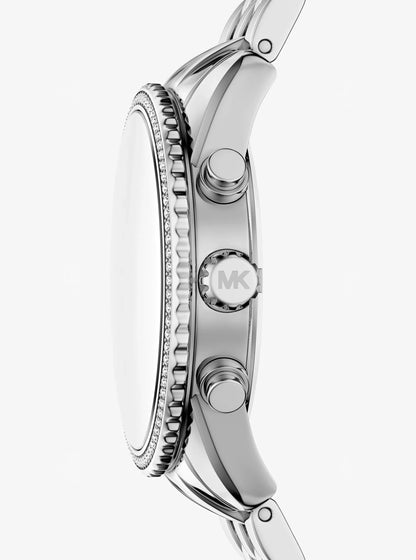 Michael Kors Bryant Pav Silver-Tone Watch