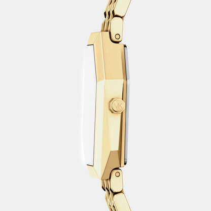 Michael Kors Suri Women Quartz Gold Dial Analog Stainless Steel Watch Mk7590