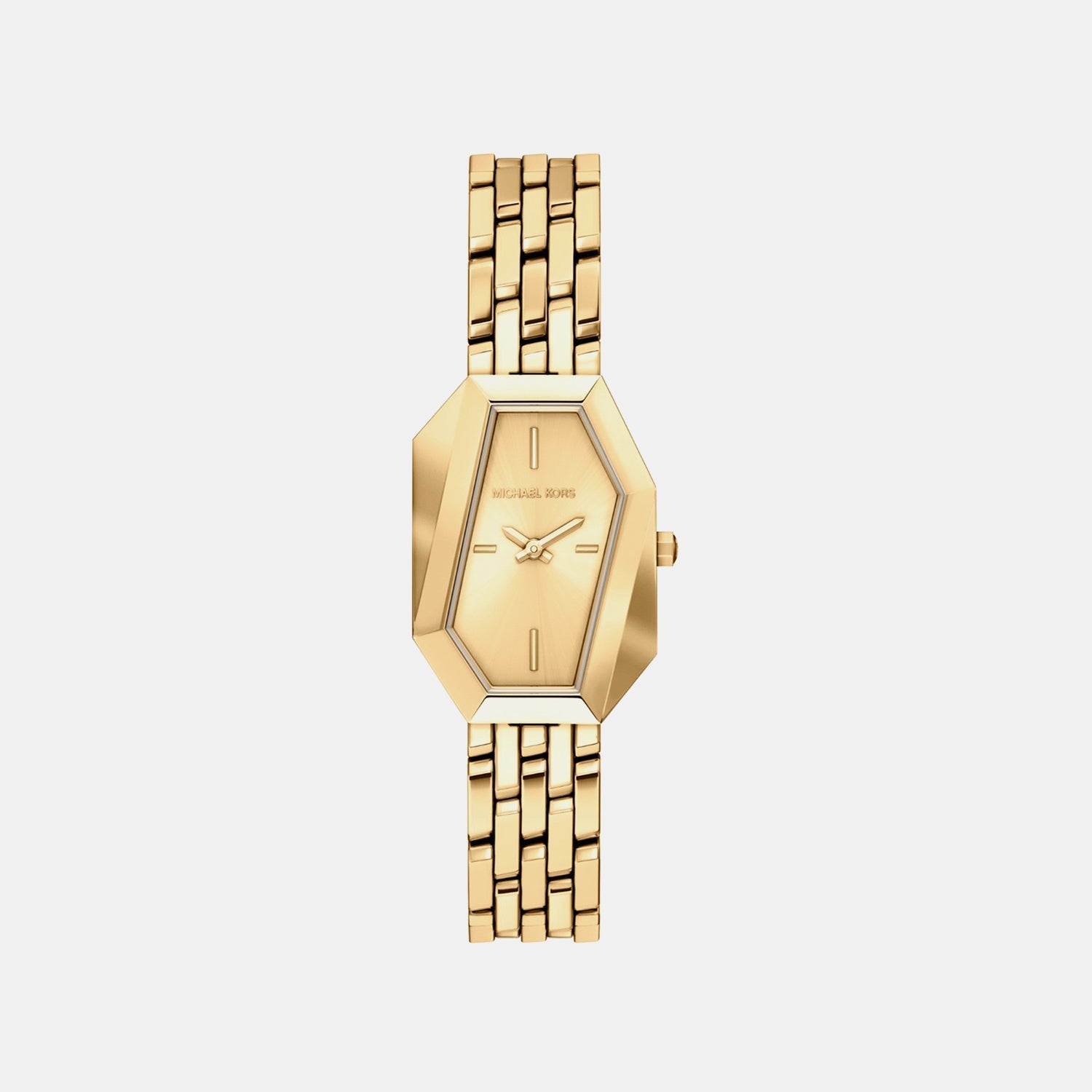 Michael Kors Suri Women Quartz Gold Dial Analog Stainless Steel Watch Mk7590