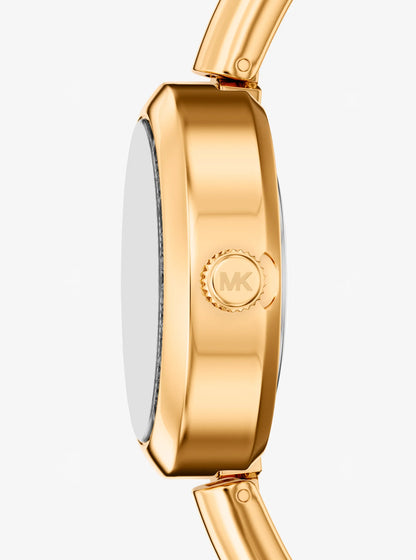 Michael Kors Petite Maude Gold-Tone Bangle Watch
