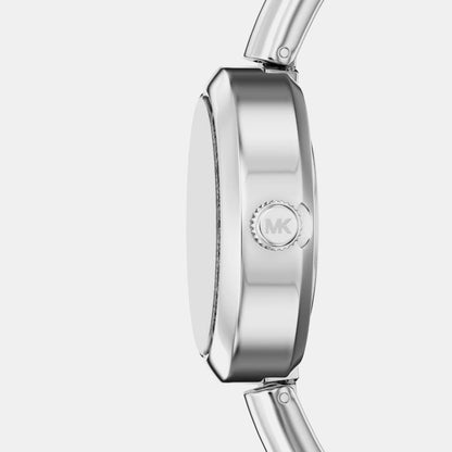 Michael Kors Maude Women Quartz Silver Dial Analog Stainless Steel Watch Mk7595