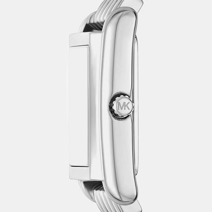 Michael Kors Petite Essex Women Quartz Blue Dial Analog Stainless Steel Watch Mk7611