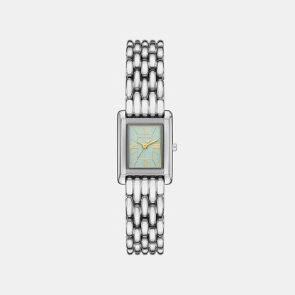 Michael Kors Petite Essex Women Quartz Blue Dial Analog Stainless Steel Watch Mk7611