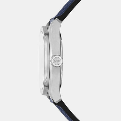 Michael Kors Accelerator 2.0 Men Quartz Blue Dial Analog Silicone Watch Mk9174