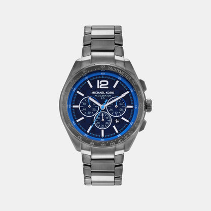 Michael Kors Accelerator 2.0 Men Quartz Blue Dial Chronograph Stainless Steel Watch Mk9178