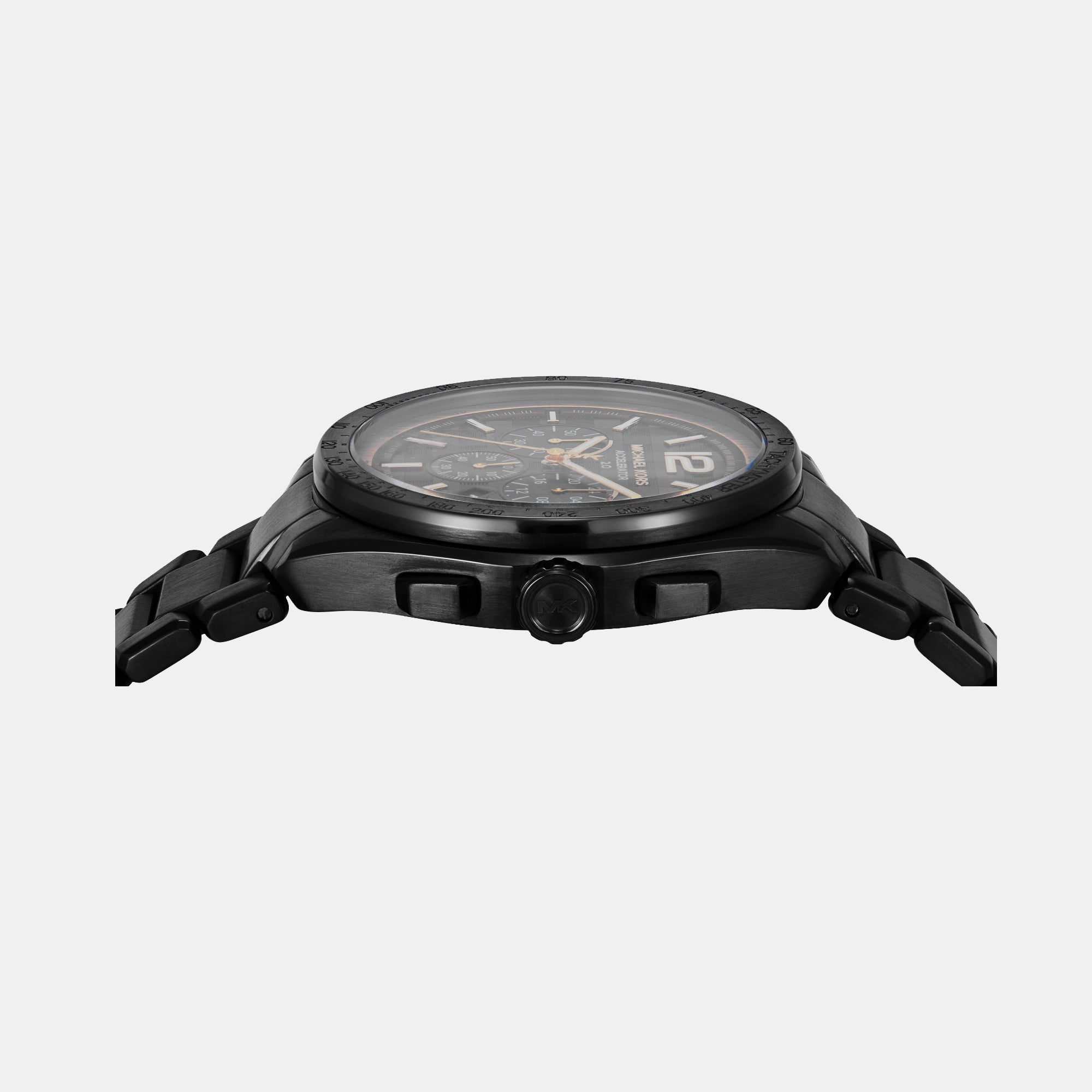 Michael Kors Accelerator 2.0 Men Quartz Black Dial Chronograph Stainless Steel Watch Mk9179
