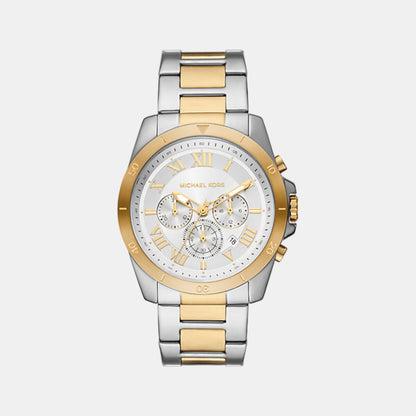 Michael Kors Alek Men Quartz Silver Dial Chronograph Stainless Steel Watch Mk9183