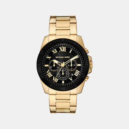 Michael Kors Alek Men Quartz Black Dial Chronograph Stainless Steel Watch Mk9184