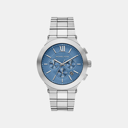 Michael Kors Billie Men Quartz Blue Dial Analog Stainless Steel Watch Mk9222