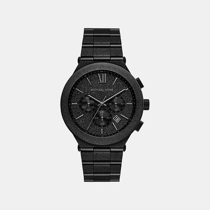 Michael Kors Billie Men Quartz Black Dial Analog Stainless Steel Watch Mk9223