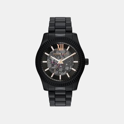 Michael Kors Lexington Men Automatic Black Dial Analog Stainless Steel Watch Mk9244