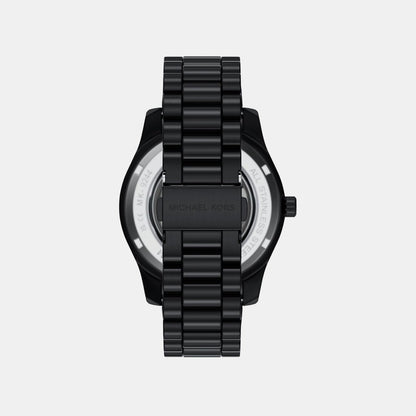 Michael Kors Lexington Men Automatic Black Dial Analog Stainless Steel Watch Mk9244