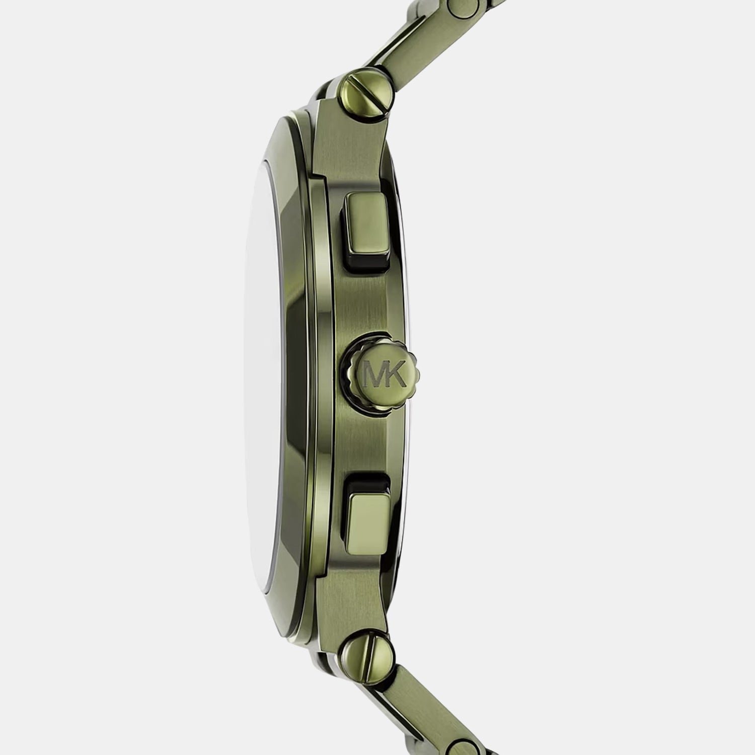 Michael Kors Oversized Billie Men Quartz Green Dial Chronograph Stainless Steel Watch Mk9268