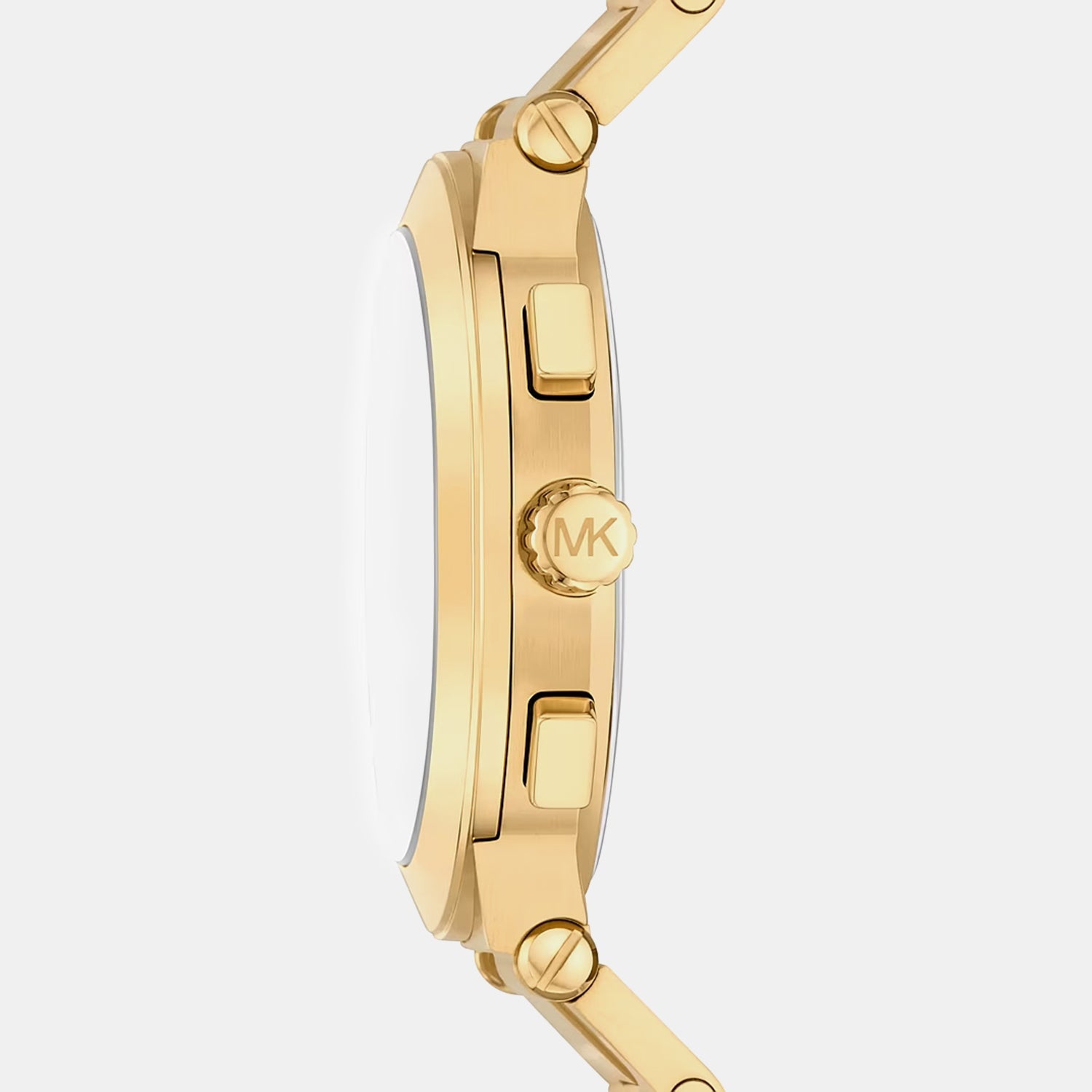 Michael Kors Oversized Billie Men Quartz Gold Dial Chronograph Stainless Steel Watch Mk9270Set
