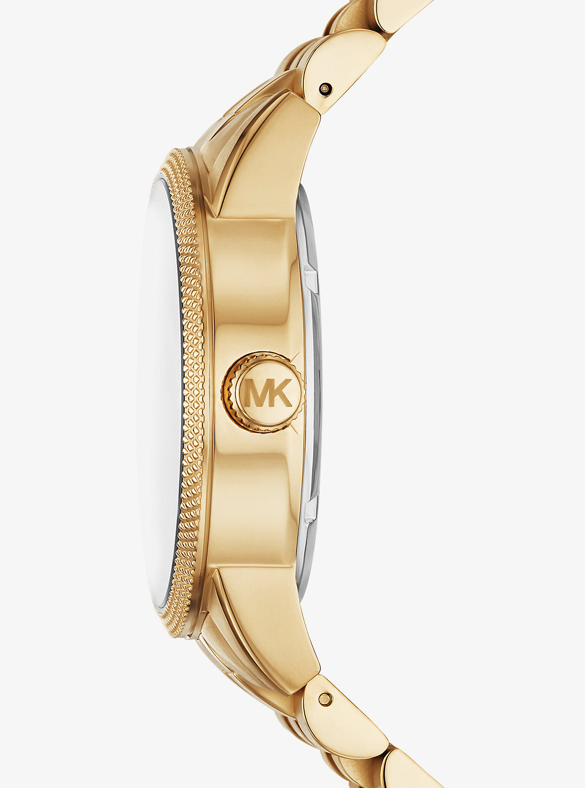Oversized Hutton Gold-Tone Watch Gold Gold
