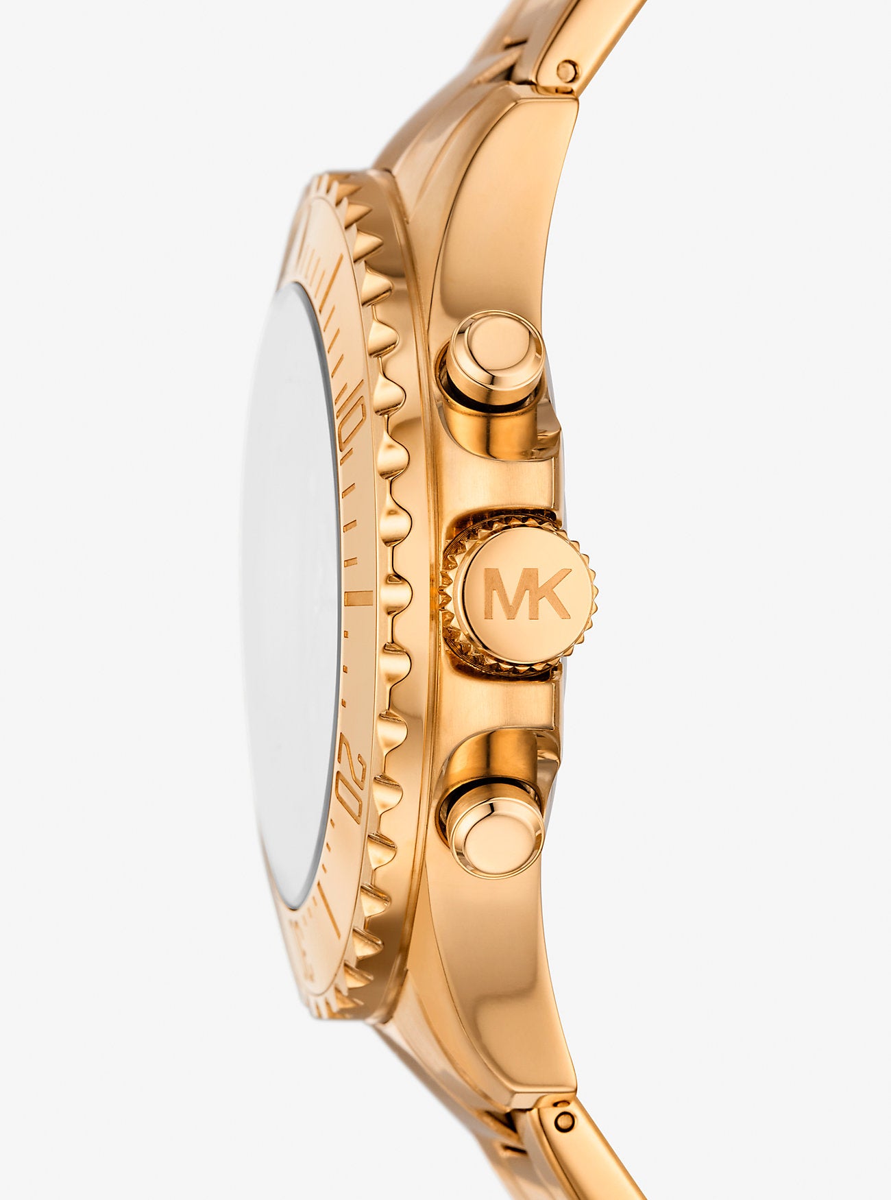 Oversized Everest Gold-Tone Watch Gold Gold
