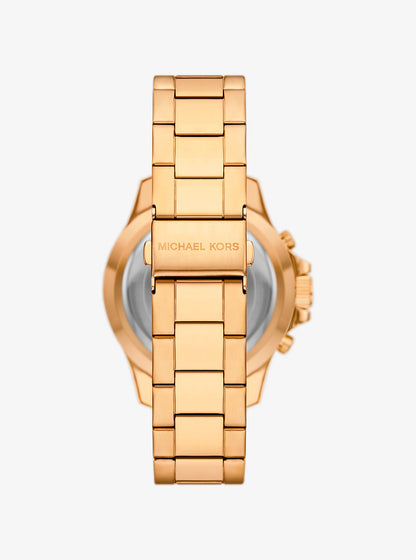 Oversized Everest Gold-Tone Watch Gold Gold