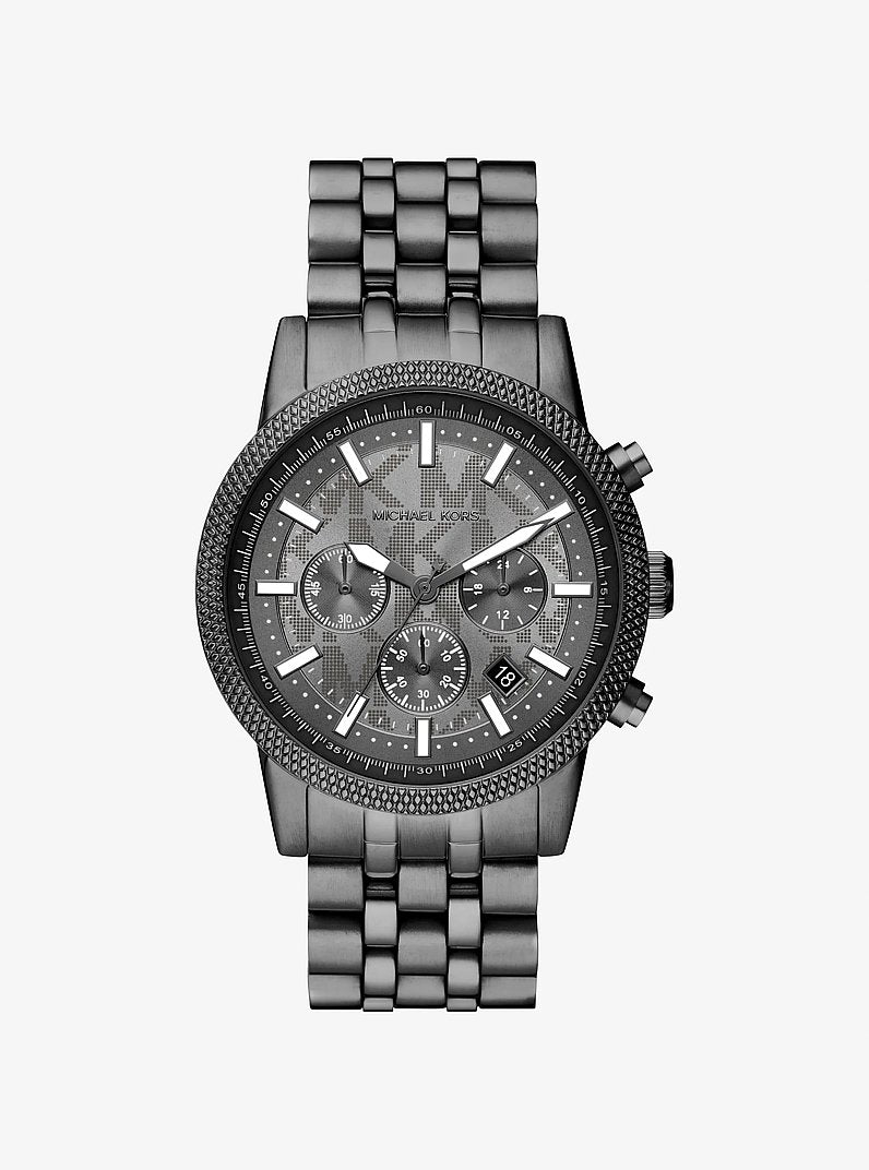 Oversized Hutton Gunmetal Watch Gunmetal Gunmetal