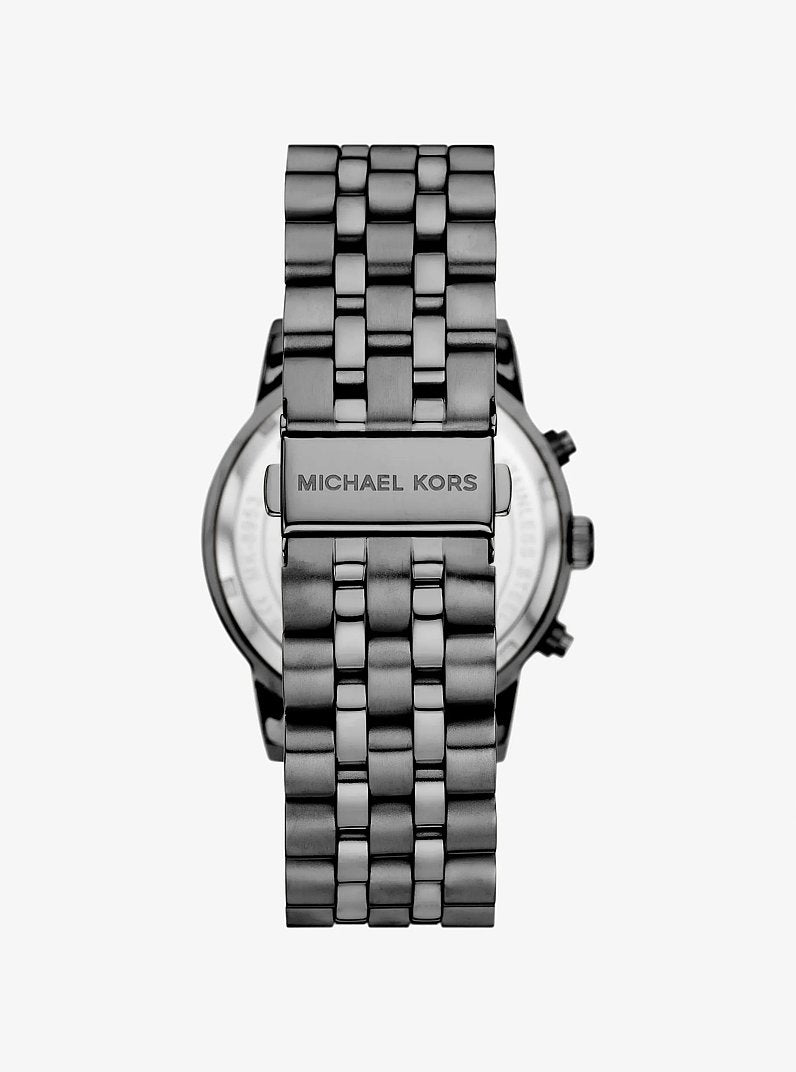 Oversized Hutton Gunmetal Watch Gunmetal Gunmetal