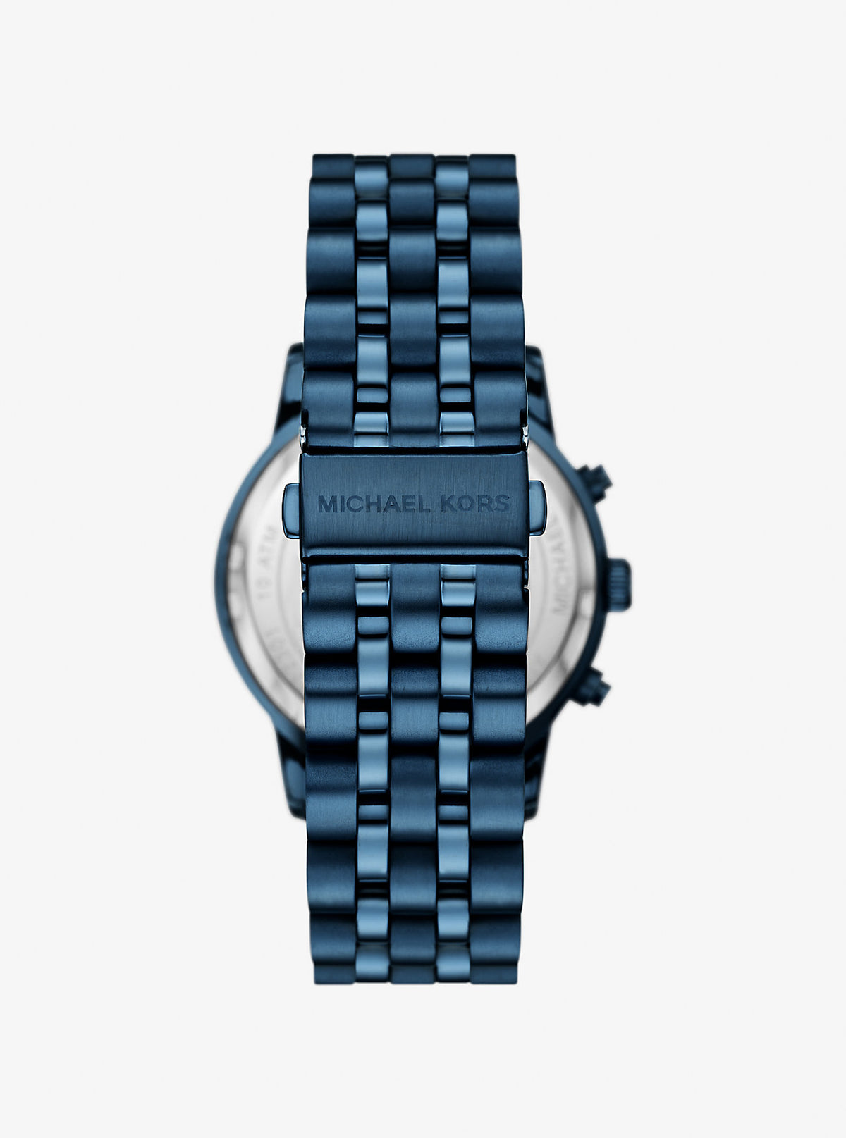 Oversized Hutton Blue-Tone Watch Navy Navy
