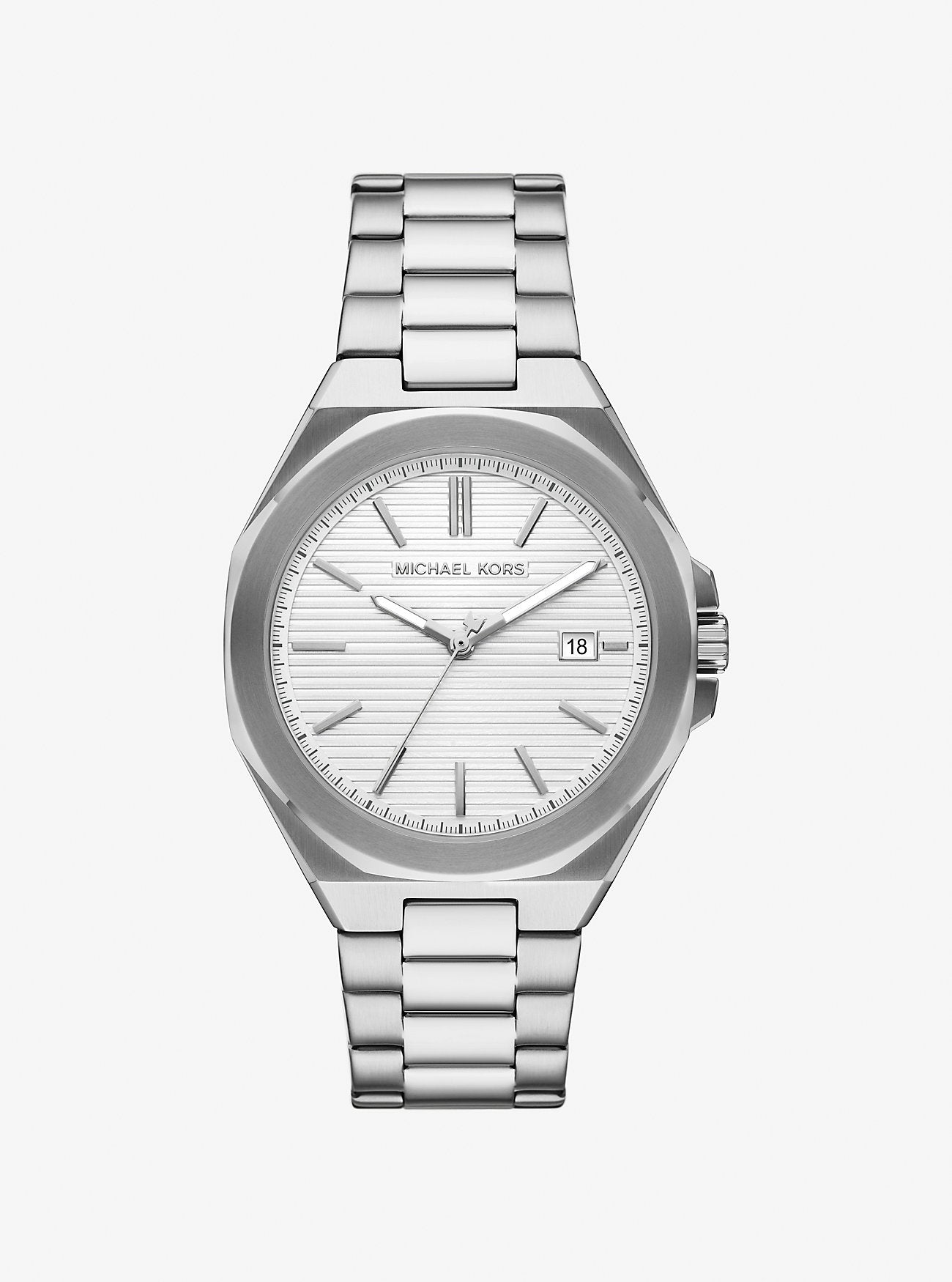 Callum Silver-Tone Watch Silver Silver