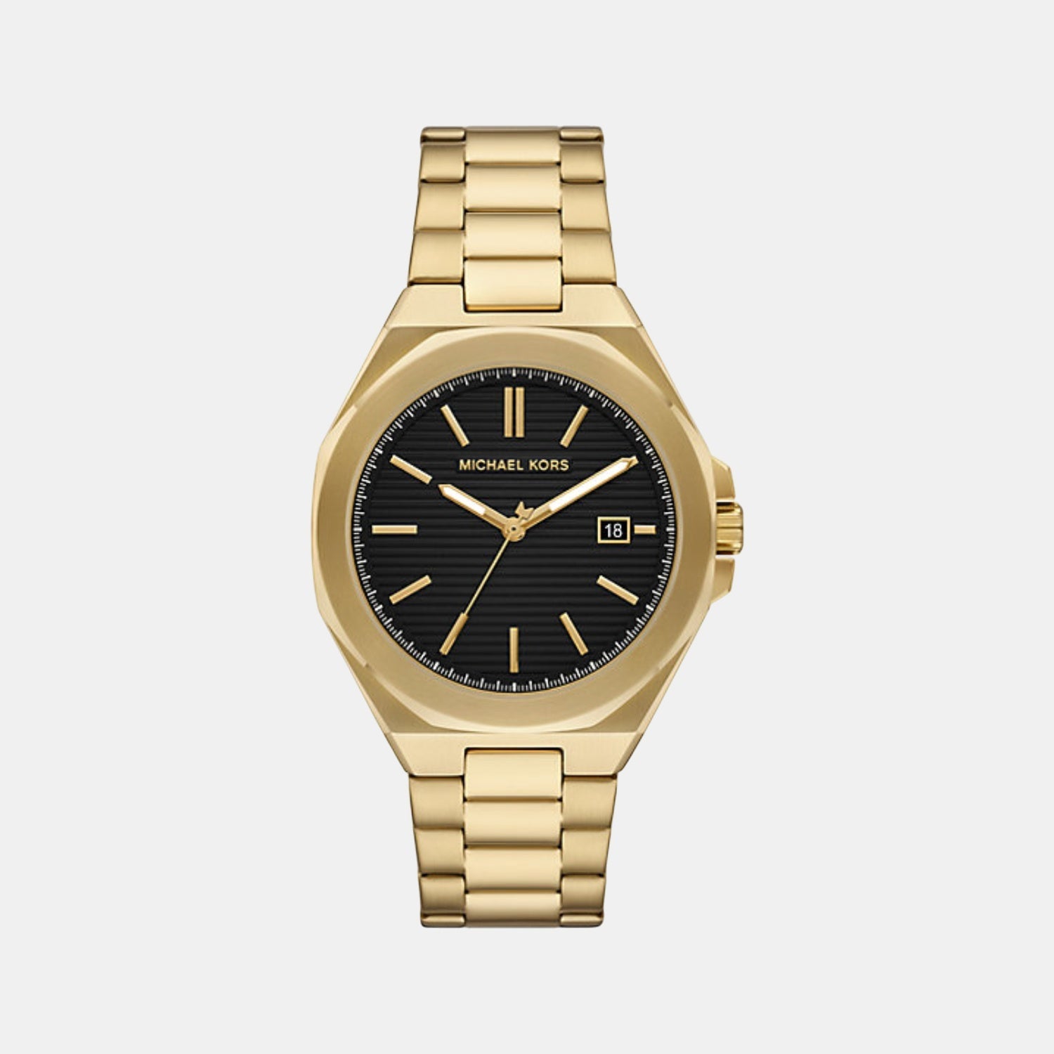 Michael Kors Callum Men Quartz Black Dial Analog Stainless Steel Watch Mko1179