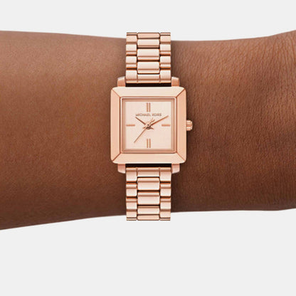 Michael Kors Gwynn Women Quartz Rose Gold Dial Analog Stainless Steel Watch Mko1191