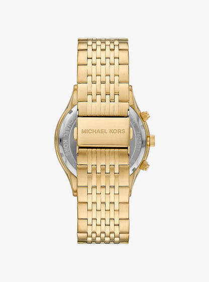 Oversized Aspyn Gold-Tone Watch Gold Gold