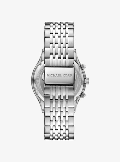 Oversized Aspyn Silver-Tone Watch Silver Silver