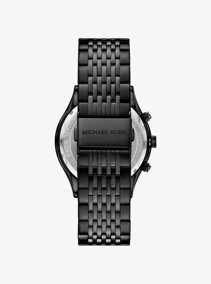 Oversized Aspyn Black-Tone Watch Black Black