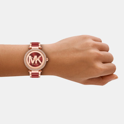 Michael Kors Women Quartz Multicolour Dial Analog Stainless Steel Watch Mko1224